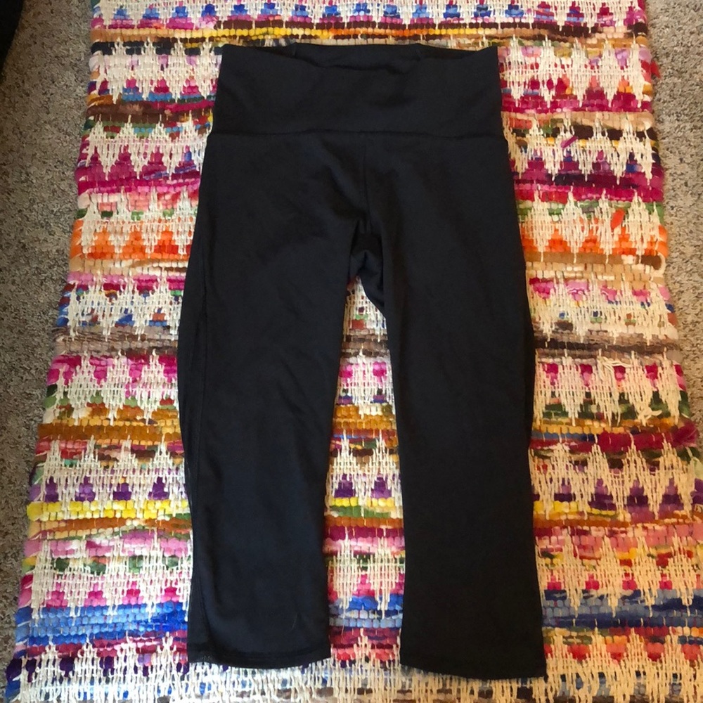 BLACK LULU LEGGINGS /mesh sides